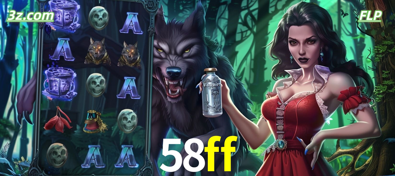 Slots online tema de lobisomem e vampira no 58ff cassino Brasil