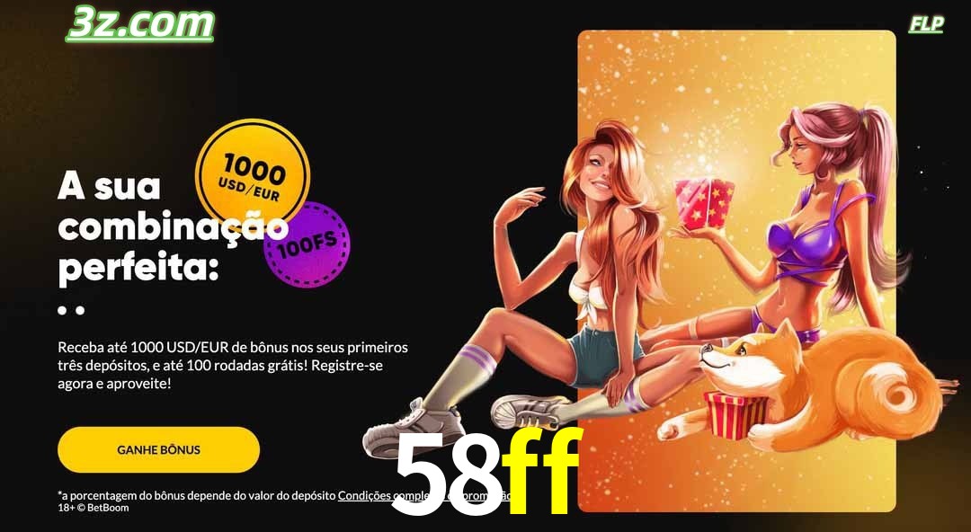 58ff cassino online Brasil com promoção especial de depósito e jackpots