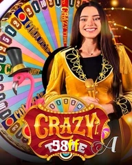 Crazy Time live game no 58ff cassino com entretenimento ao vivo para jogadores do Brasil