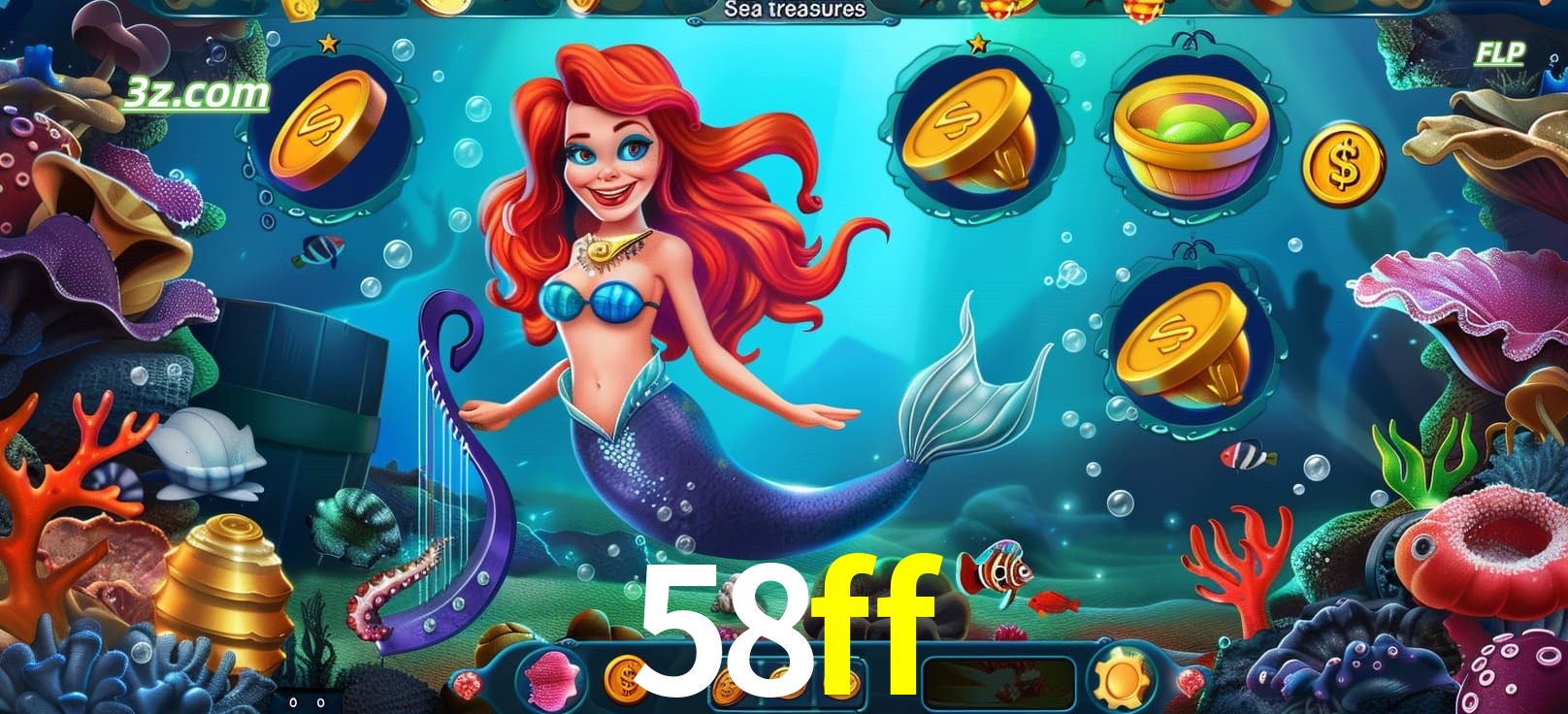 58ff slots Sea Treasures cassino online com prêmios