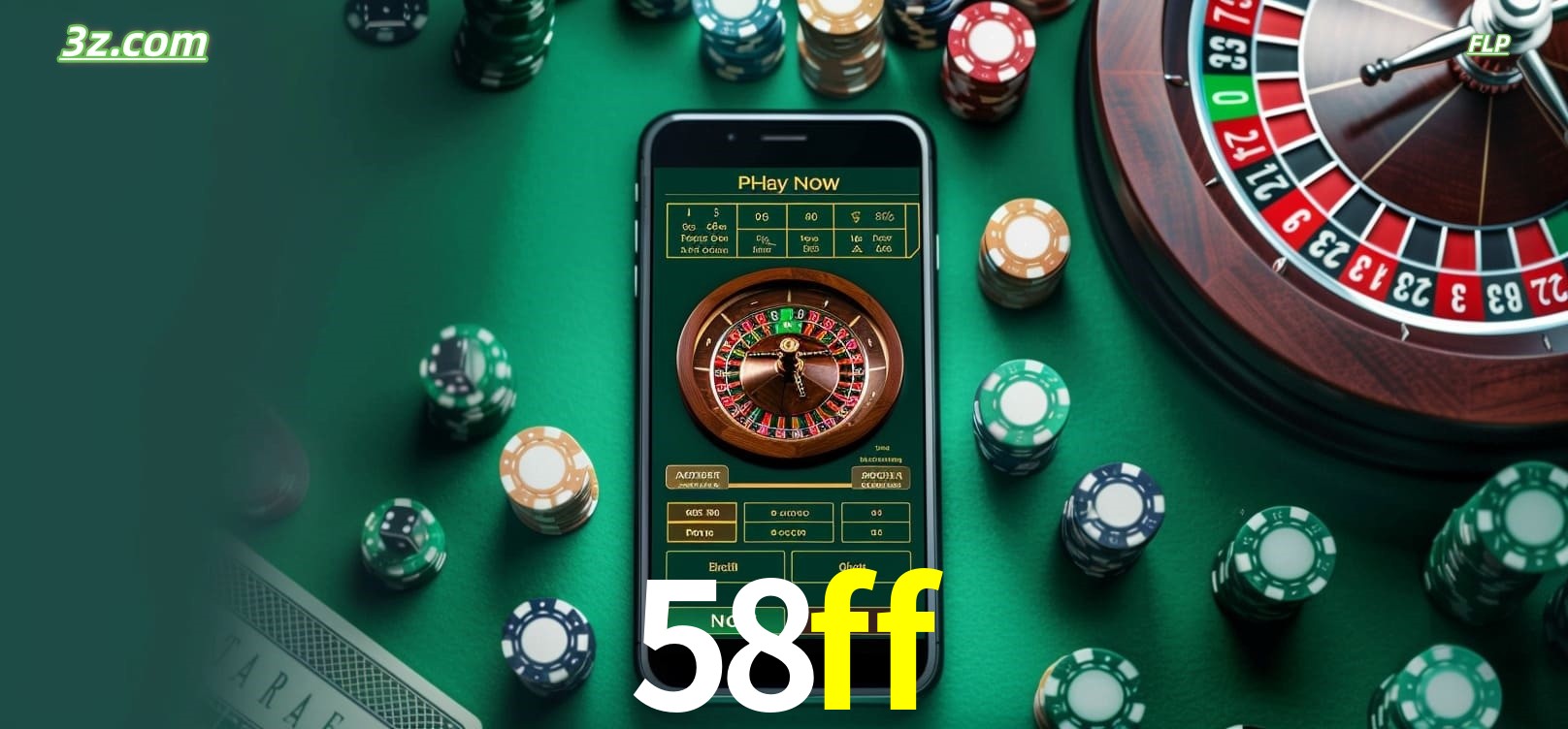 Roleta online no cassino 58ff disponível em celular e computador